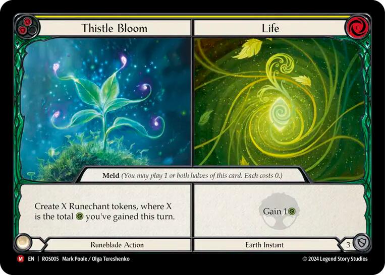 Thistle Bloom // Life [ROS005] (Rosetta) | Card Merchant Takapuna