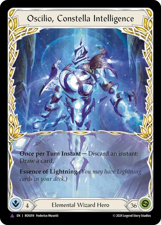 Oscilio, Constella Intelligence (Marvel) [ROS019] (Rosetta)  Cold Foil | Card Merchant Takapuna