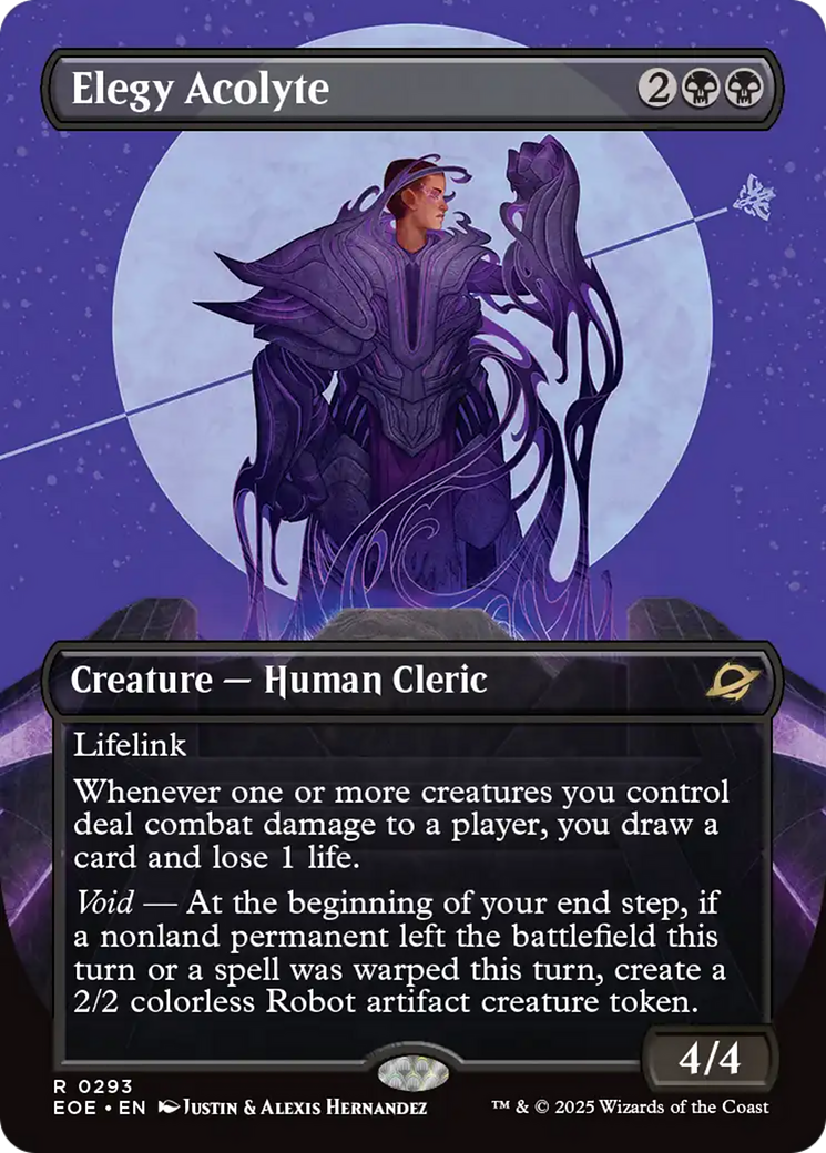 Elegy Acolyte (Borderless) [Edge of Eternities] | Card Merchant Takapuna
