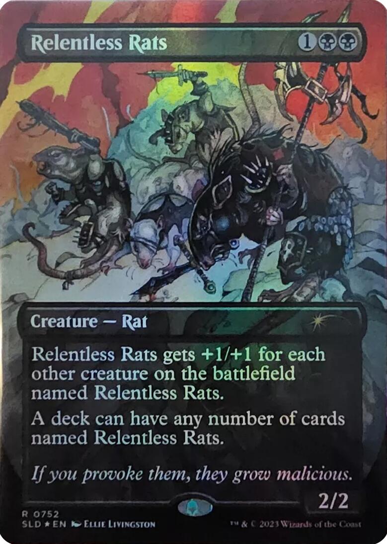Relentless Rats (752) [Secret Lair Drop Series] | Card Merchant Takapuna