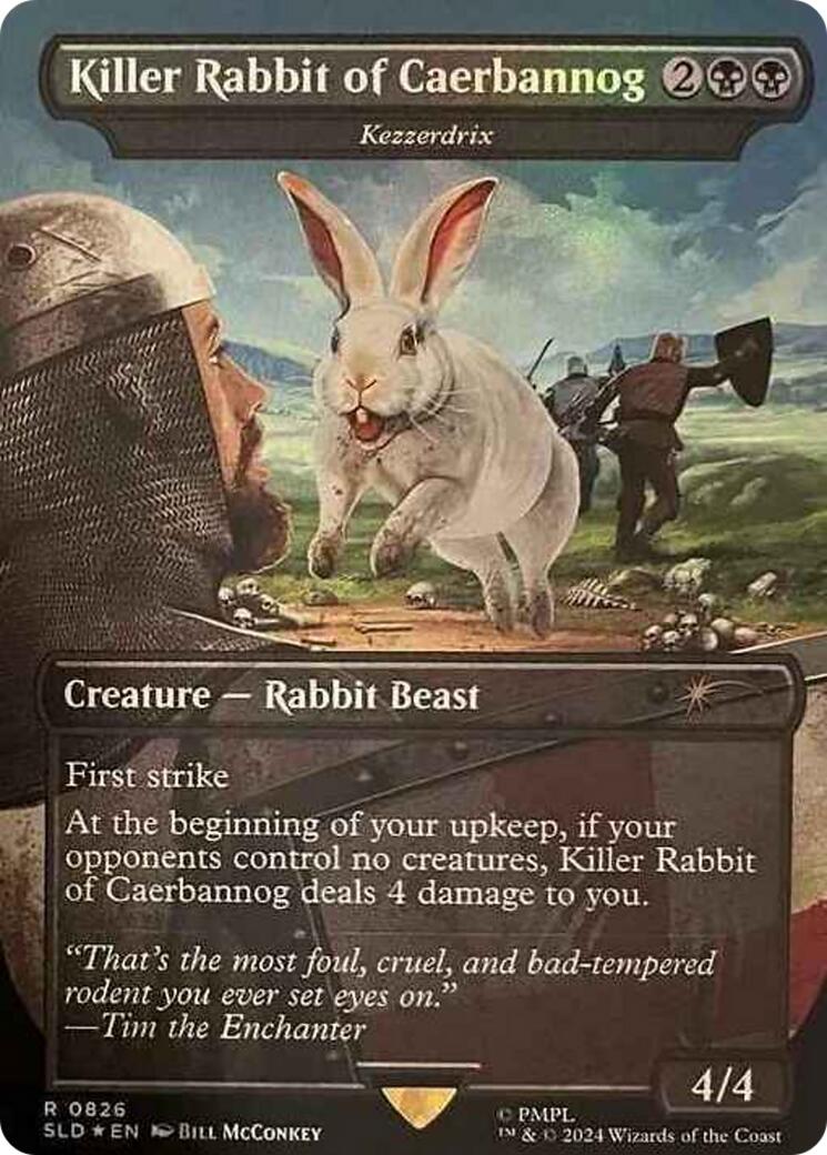 Killer Rabbit of Caerbannog - Kezzerdrix [Secret Lair Drop Series] | Card Merchant Takapuna