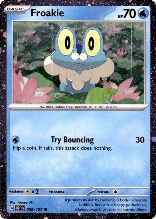Froakie (056/197) (Cosmos Holo) [Scarlet & Violet: Obsidian Flames]