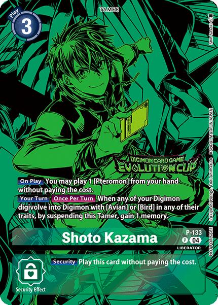 Shoto Kazama [P-133] (2024 Evolution Cup) [Promotional Cards] | Card Merchant Takapuna