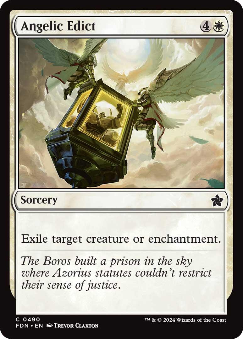 Angelic Edict [Foundations] | Card Merchant Takapuna