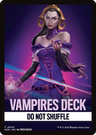 Vampires Deck Theme Card [Foundations Tokens] | Card Merchant Takapuna