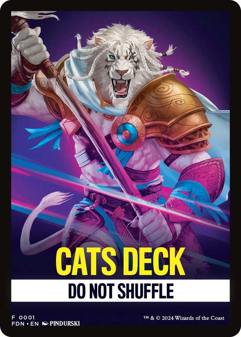 Cats Deck Theme Card [Foundations Tokens] | Card Merchant Takapuna