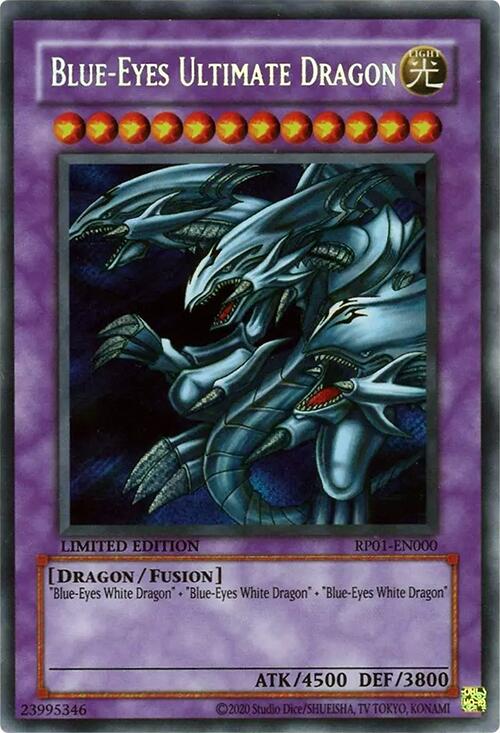 Blue-Eyes Ultimate Dragon [RP01-EN000] Secret Rare | Card Merchant Takapuna