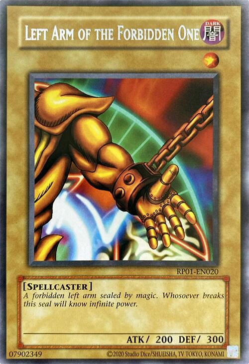 Left Arm of the Forbidden One [RP01-EN020] Rare | Card Merchant Takapuna