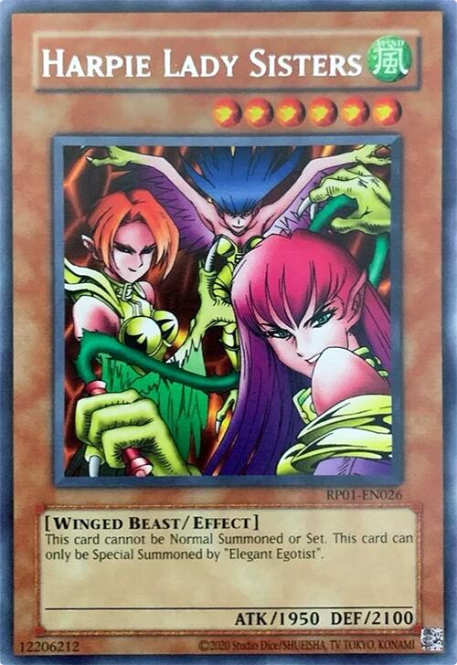 Harpie Lady Sisters [RP01-EN026] Rare | Card Merchant Takapuna