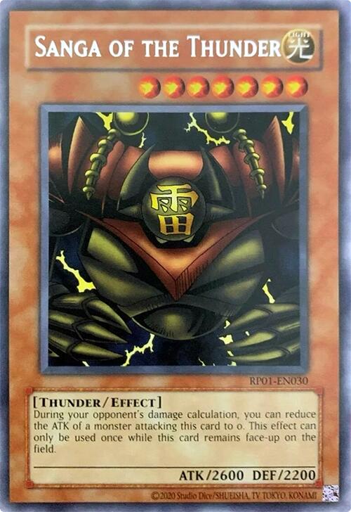 Sanga of the Thunder [RP01-EN030] Rare | Card Merchant Takapuna