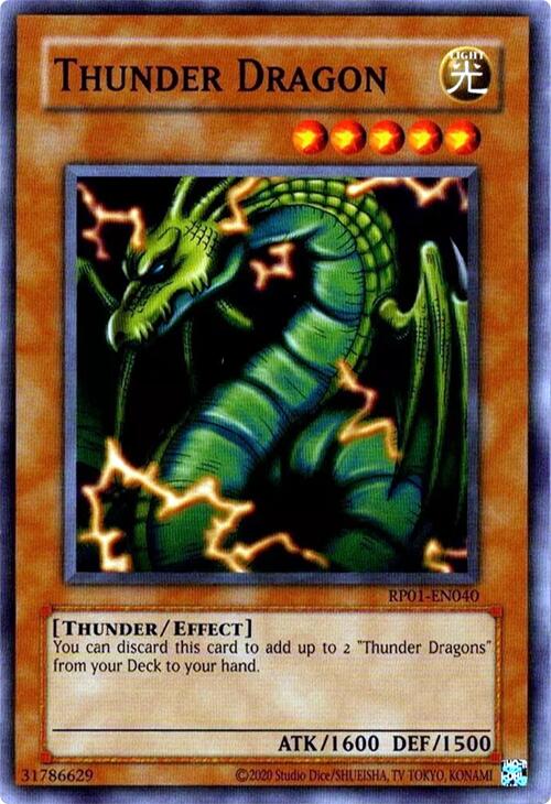 Thunder Dragon [RP01-EN040] Common | Card Merchant Takapuna