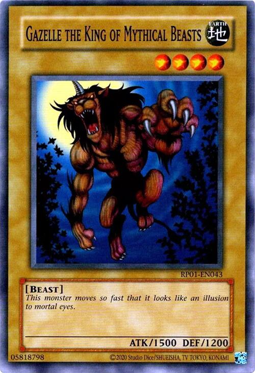 Gazelle the King of Mythical Beasts [RP01-EN043] Common | Card Merchant Takapuna