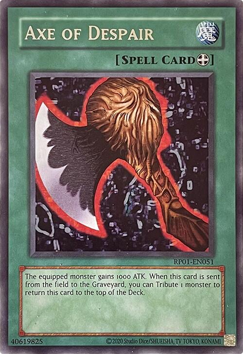 Axe of Despair [RP01-EN051] Rare | Card Merchant Takapuna