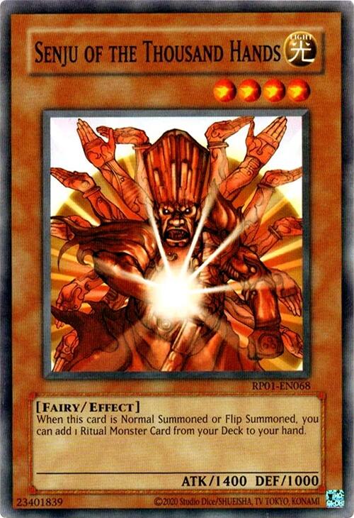 Senju of the Thousand Hands [RP01-EN068] Common | Card Merchant Takapuna