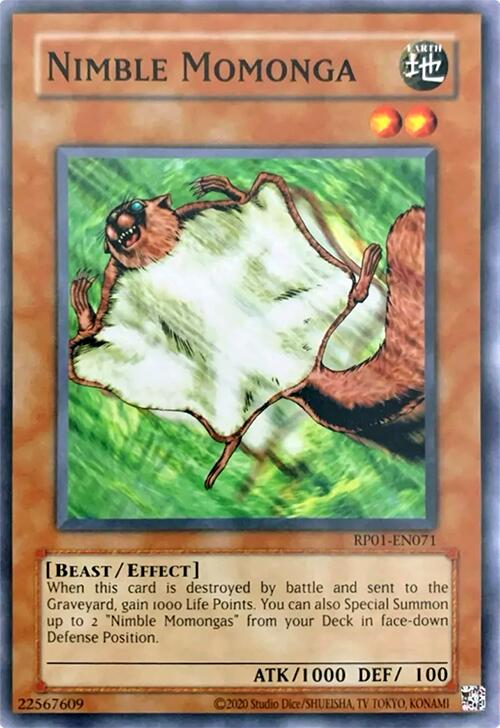 Nimble Momonga [RP01-EN071] Common | Card Merchant Takapuna