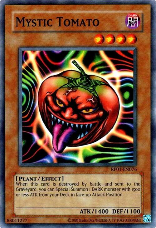 Mystic Tomato [RP01-EN076] Common | Card Merchant Takapuna