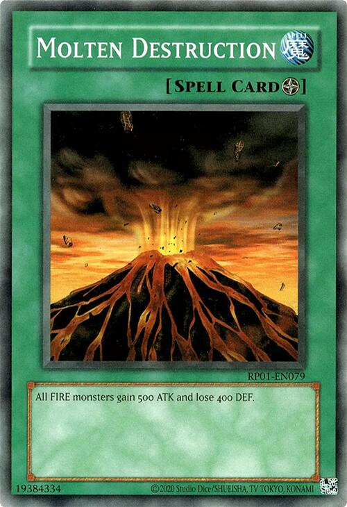 Molten Destruction [RP01-EN079] Common | Card Merchant Takapuna