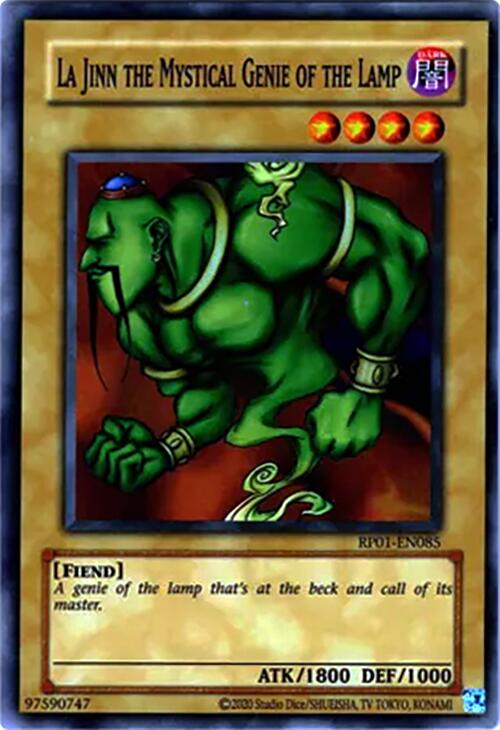 La Jinn the Mystical Genie of the Lamp [RP01-EN085] Super Rare | Card Merchant Takapuna