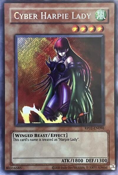 Cyber Harpie Lady [RP01-EN096] Secret Rare | Card Merchant Takapuna