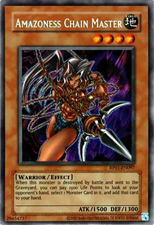 Amazoness Chain Master [RP01-EN097] Secret Rare | Card Merchant Takapuna