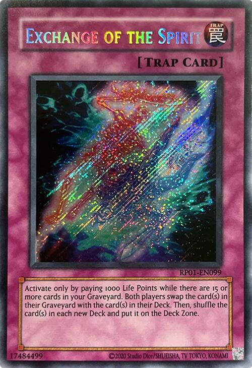 Exchange of the Spirit [RP01-EN099] Secret Rare | Card Merchant Takapuna