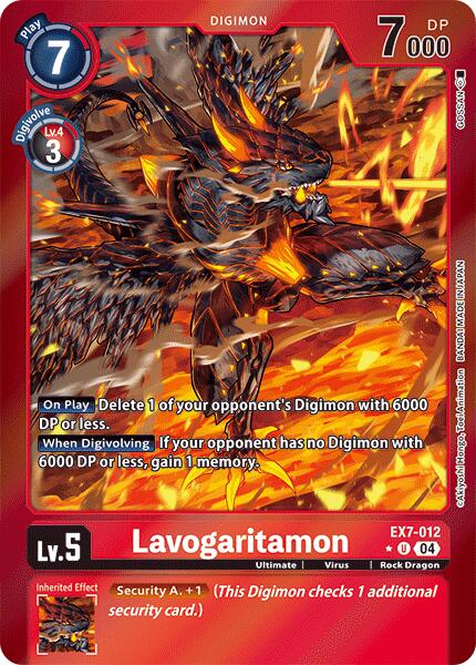 Lavogaritamon [EX7-012] (Foil) [Digimon LIBERATOR] | Card Merchant Takapuna