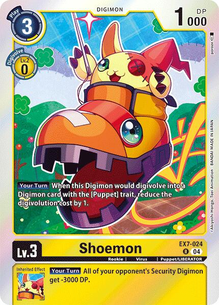 Shoemon [EX7-024] [Digimon LIBERATOR] | Card Merchant Takapuna