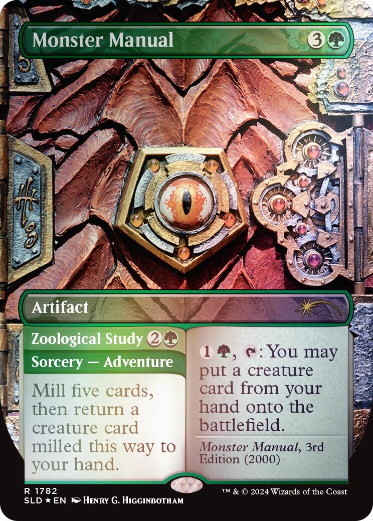 Monster Manual (Rainbow Foil) [Secret Lair Drop Series] | Card Merchant Takapuna