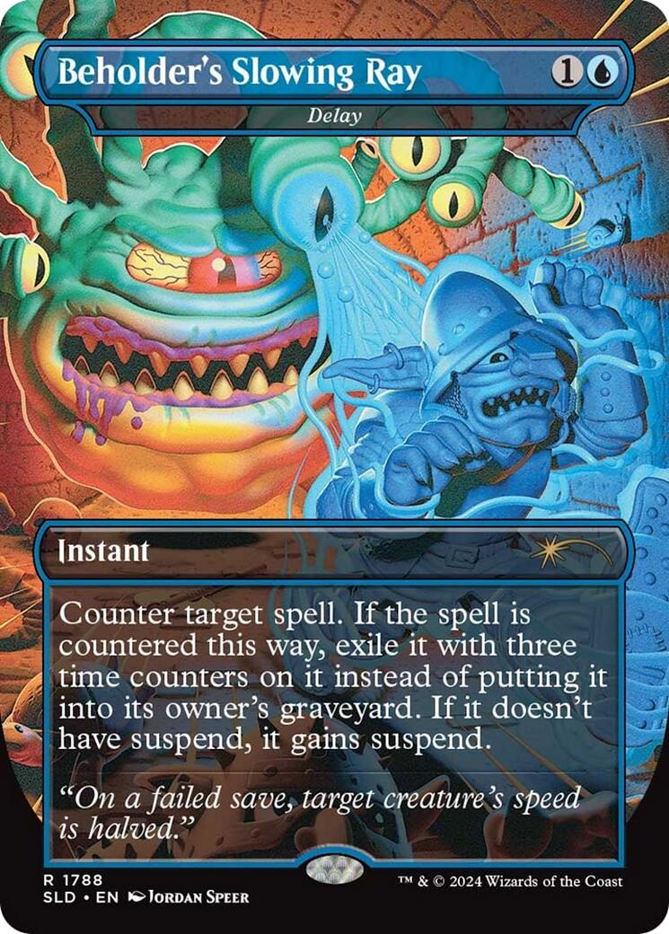 Beholder's Slowing Ray - Delay [Secret Lair Drop Series] | Card Merchant Takapuna