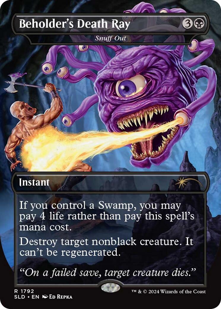 Beholder's Death Ray - Snuff Out [Secret Lair Drop Series] | Card Merchant Takapuna