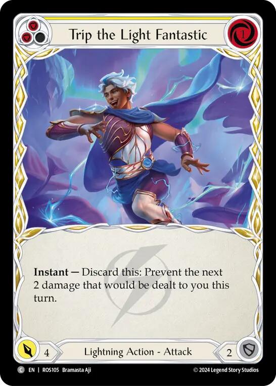 Trip the Light Fantastic (Yellow) [ROS105] (Rosetta)  Rainbow Foil | Card Merchant Takapuna