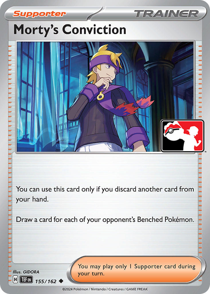Morty's Conviction (155/162) [Prize Pack Series Five] | Card Merchant Takapuna
