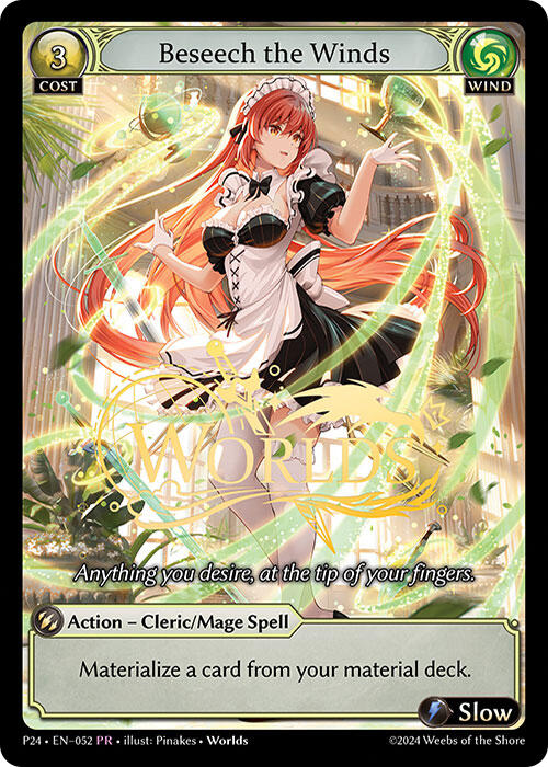 Beseech the Winds (052) [Promotional Cards] | Card Merchant Takapuna