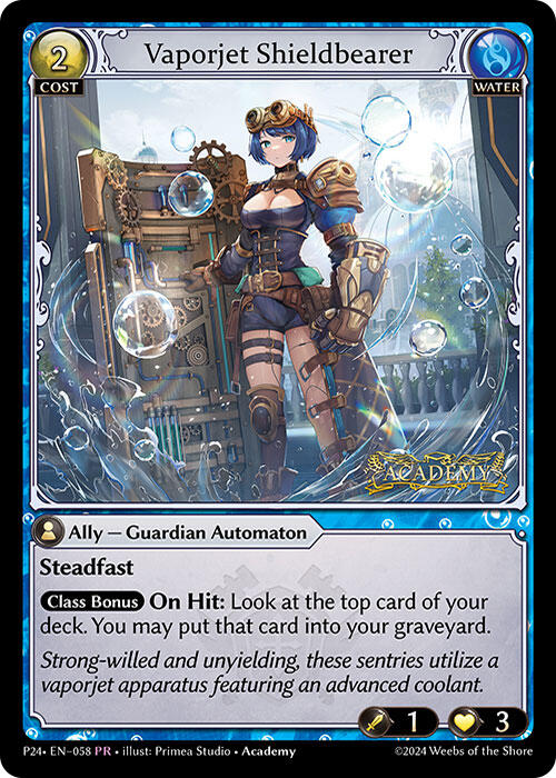Vaporjet Shieldbearer (058) [Promotional Cards] | Card Merchant Takapuna