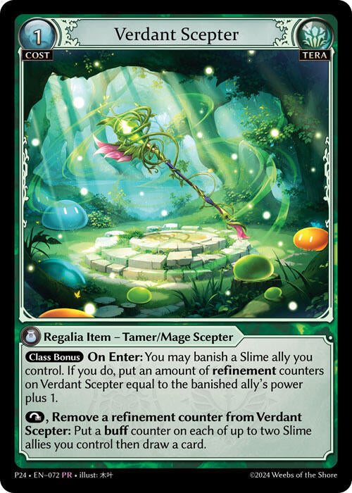 Verdant Scepter (072) [Promotional Cards] | Card Merchant Takapuna