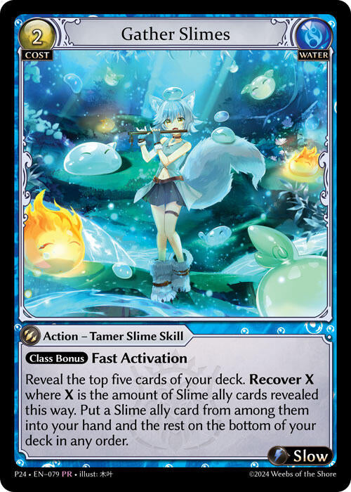 Gather Slimes (079) [Promotional Cards] | Card Merchant Takapuna