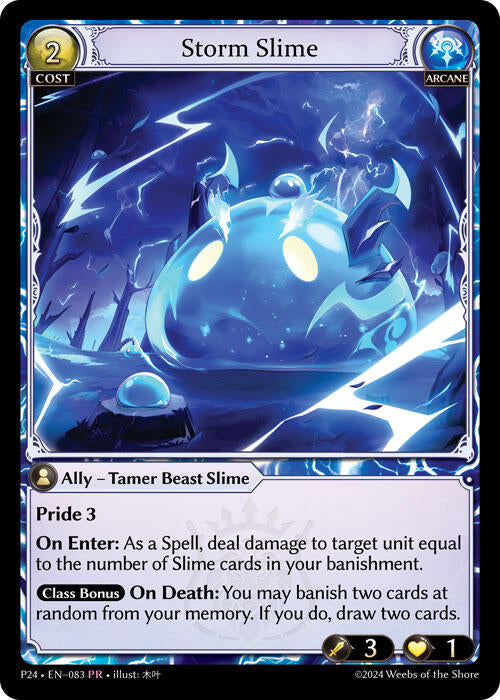 Storm Slime (083) [Promotional Cards] | Card Merchant Takapuna