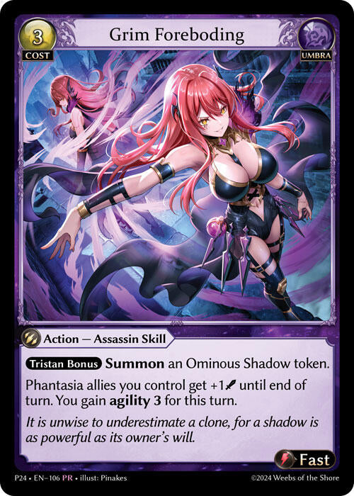 Grim Foreboding (106) [Promotional Cards] | Card Merchant Takapuna