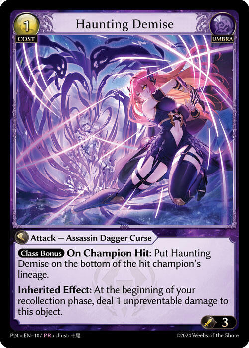 Haunting Demise (107) [Promotional Cards] | Card Merchant Takapuna