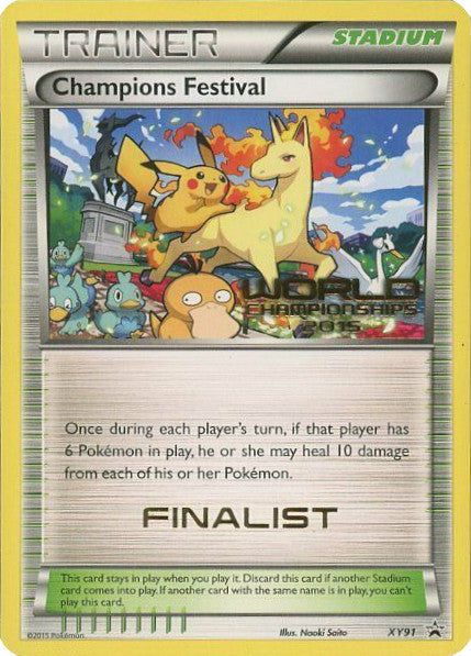 Champions Festival (XY91) (2015 Finalist) [XY: Black Star Promos] | Card Merchant Takapuna