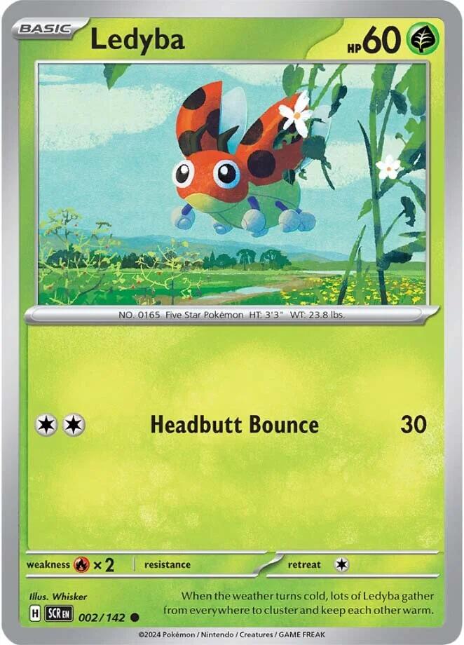 Ledyba (002/142) [Scarlet & Violet: Stellar Crown] | Card Merchant Takapuna