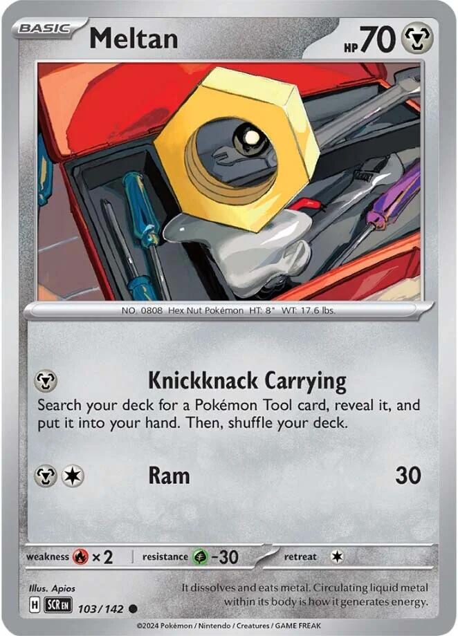 Meltan (103/142) [Scarlet & Violet: Stellar Crown] | Card Merchant Takapuna