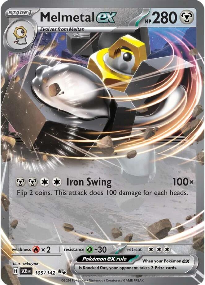 Melmetal ex (105/142) [Scarlet & Violet: Stellar Crown] | Card Merchant Takapuna