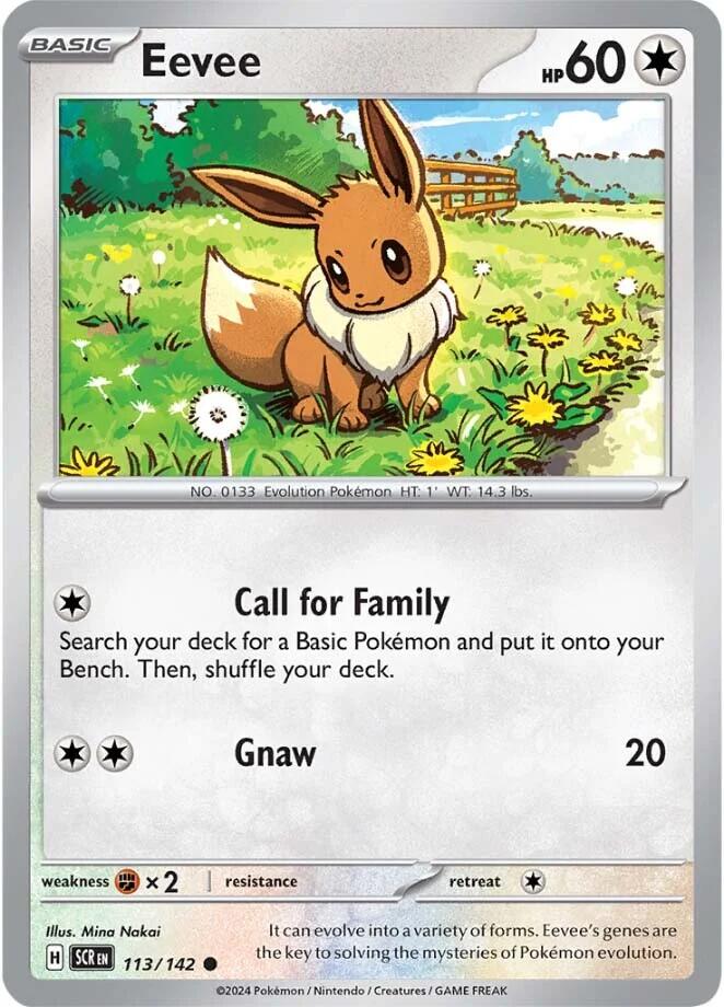 Eevee (113/142) [Scarlet & Violet: Stellar Crown] | Card Merchant Takapuna