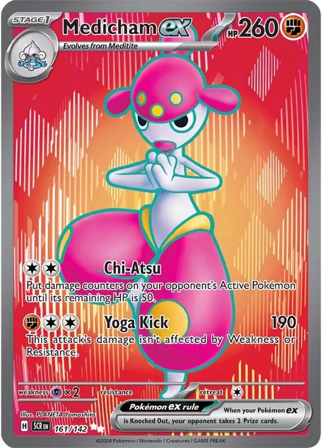 Medicham ex (161/142) [Scarlet & Violet: Stellar Crown] | Card Merchant Takapuna