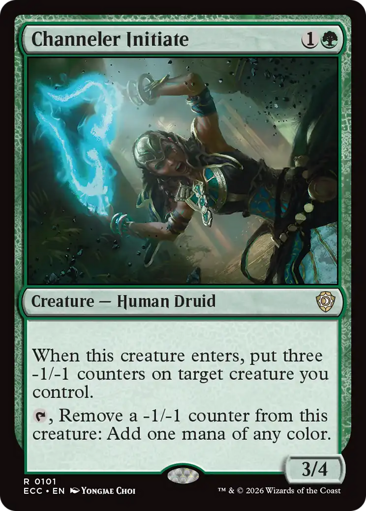 Channeler Initiate [Lorwyn Eclipsed Commander] | Card Merchant Takapuna
