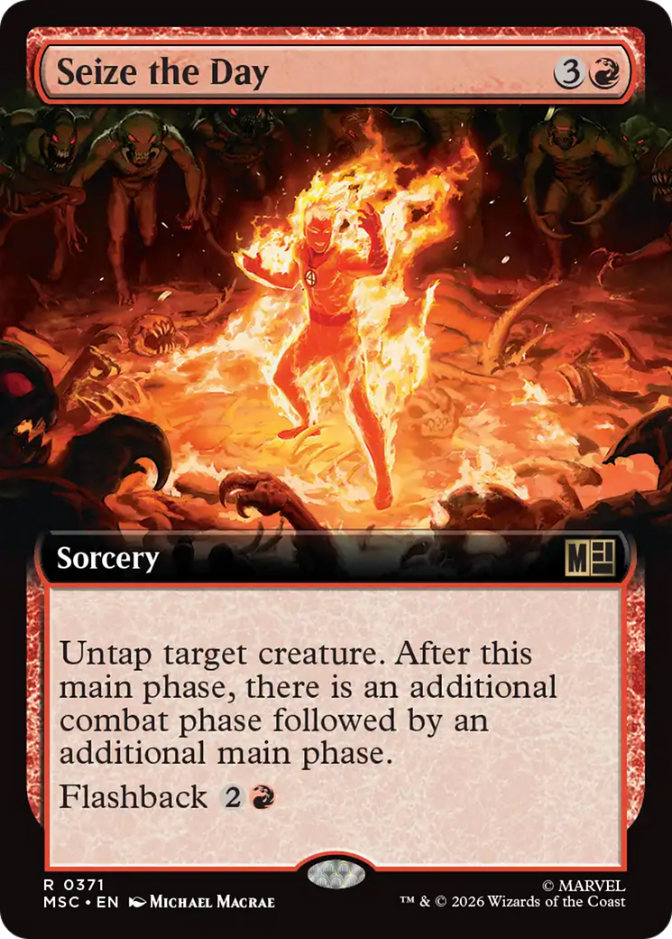 Seize the Day (Extended Art) [Marvel Super Heroes Commander] | Card Merchant Takapuna