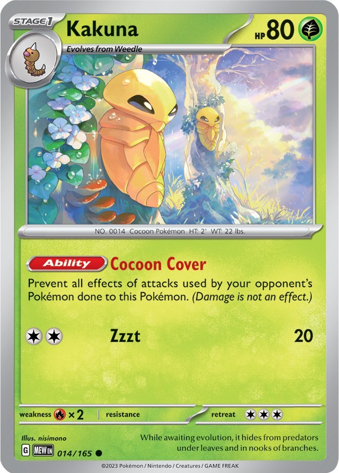 Kakuna (014/165) [Scarlet & Violet 151] | Card Merchant Takapuna