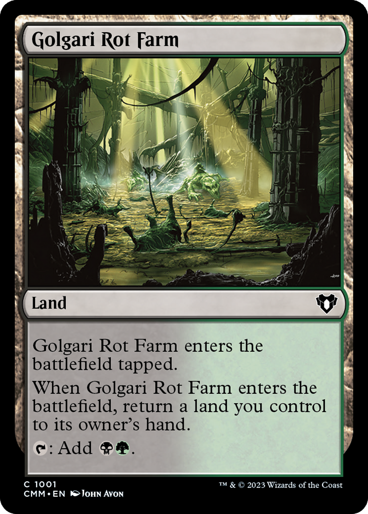 Golgari Rot Farm [Commander Masters] | Card Merchant Takapuna