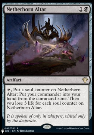 Netherborn Altar [The List] | Card Merchant Takapuna